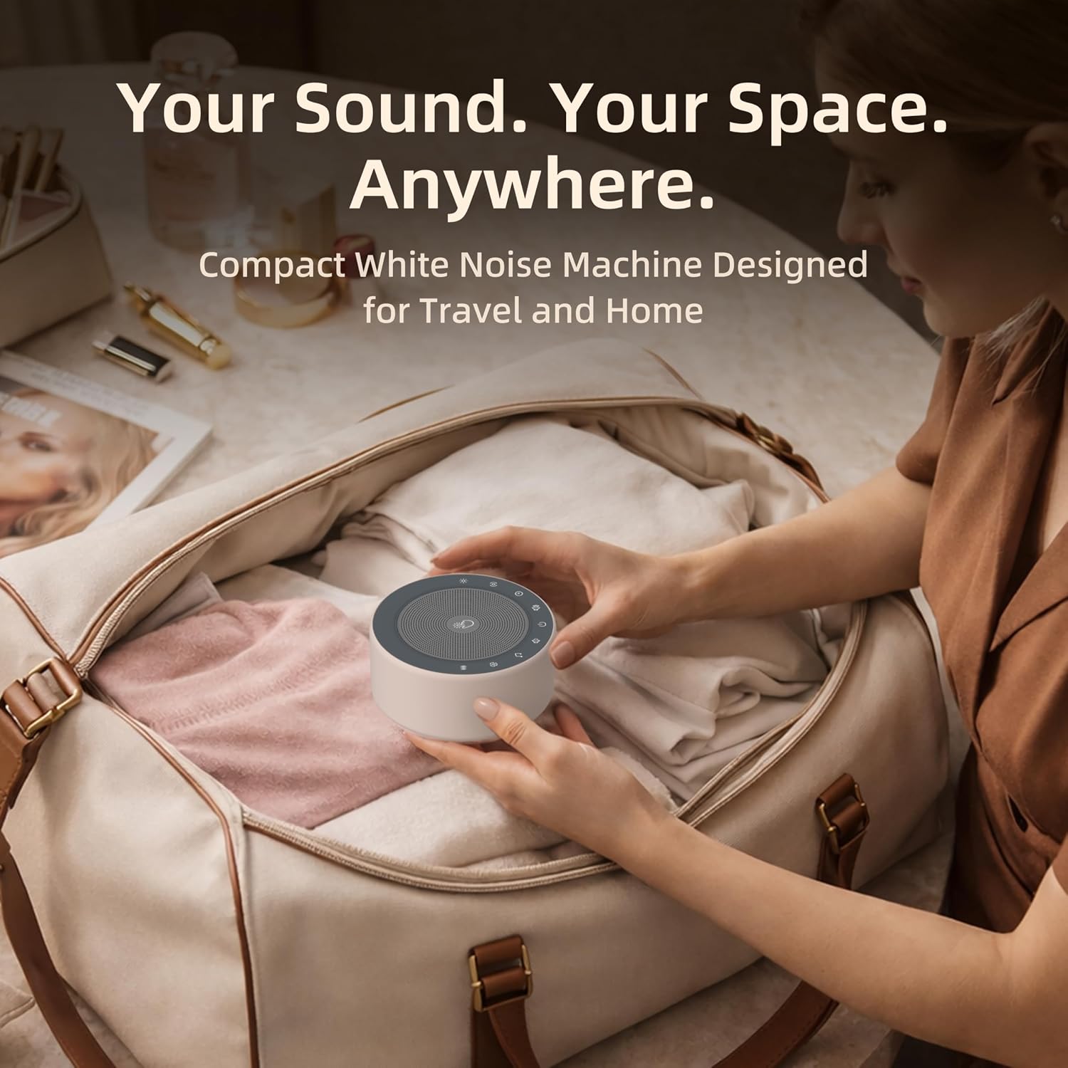 Thumbnail 4 de Kipcush White Noise Machine for Baby & Adults with 30 Soothing Sounds and 8-Color Night Light
