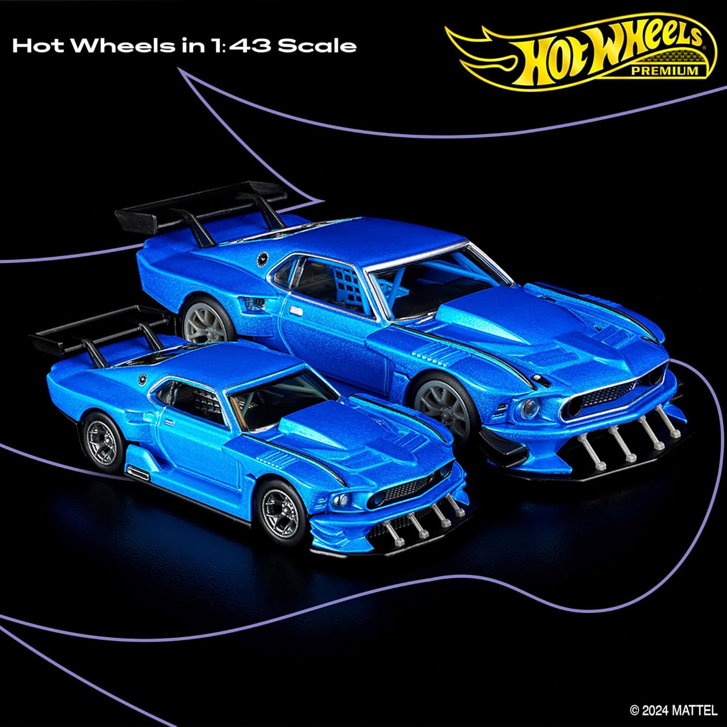 Thumbnail 1 de Hot Wheels Premium Ford Mustang '69 1:43