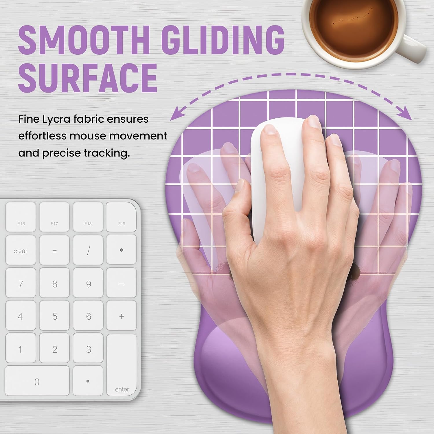 Detalle 2 de ZapDesk Ergonomic Mouse Pad, 10.2 x 7.6 in