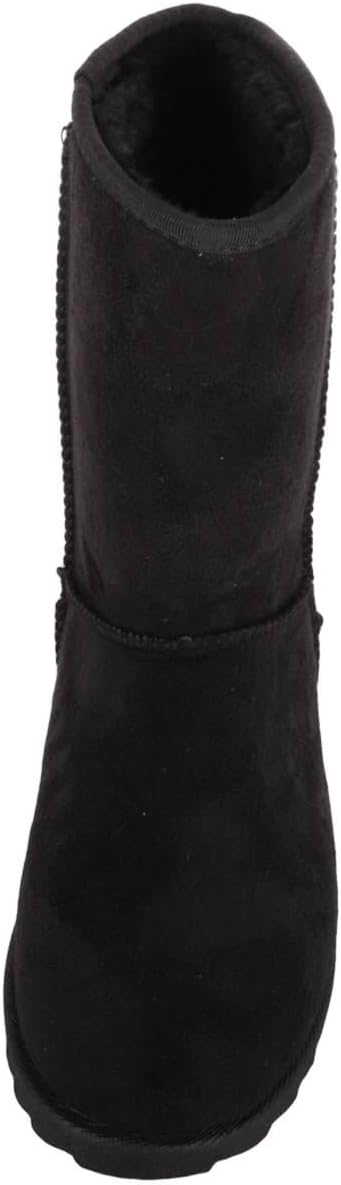 Detalle de ABSOLUTE FOOTWEAR Childrens Easy Slip On Faux Fur Winter Boots
