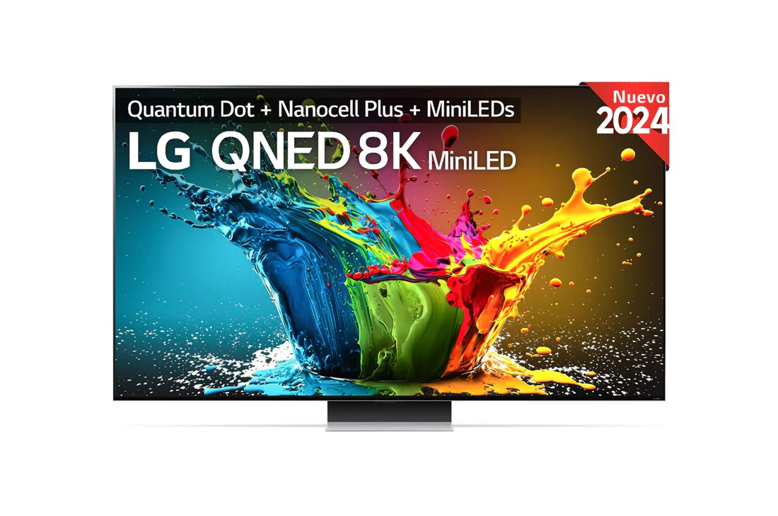 Detalle de LG 86QNED99T9B.OUTLET: Smart TV 86" QNED MiniLED 8K 2024, experiencia premium a gran tamaño