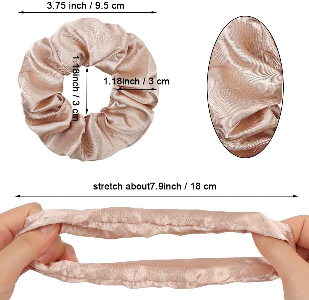 Detalle de LOPHE Estilo A 🎀 Coleteros de Satén Grandes 5 Pcs