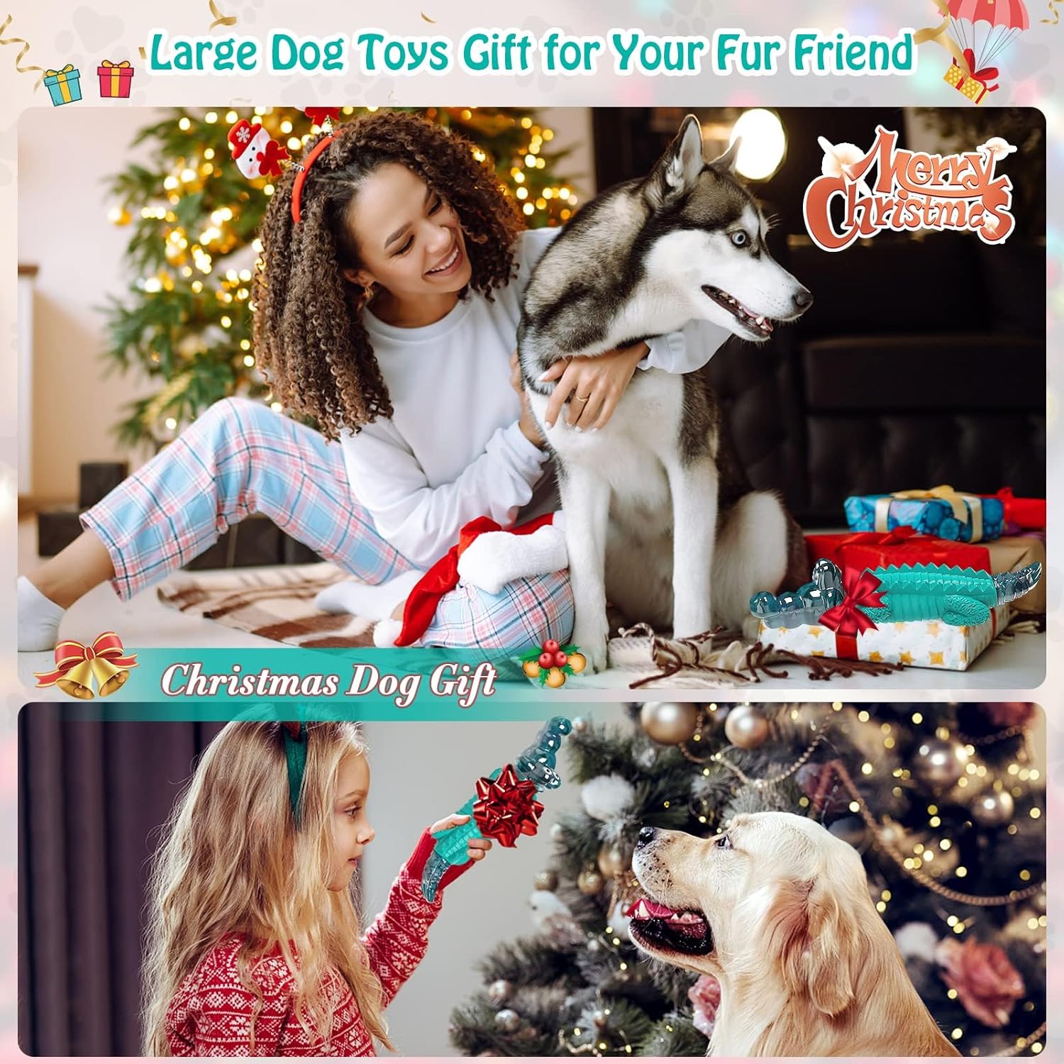 Thumbnail 3 de Aleath Large Dog Chew Toy for Aggressive Chewers