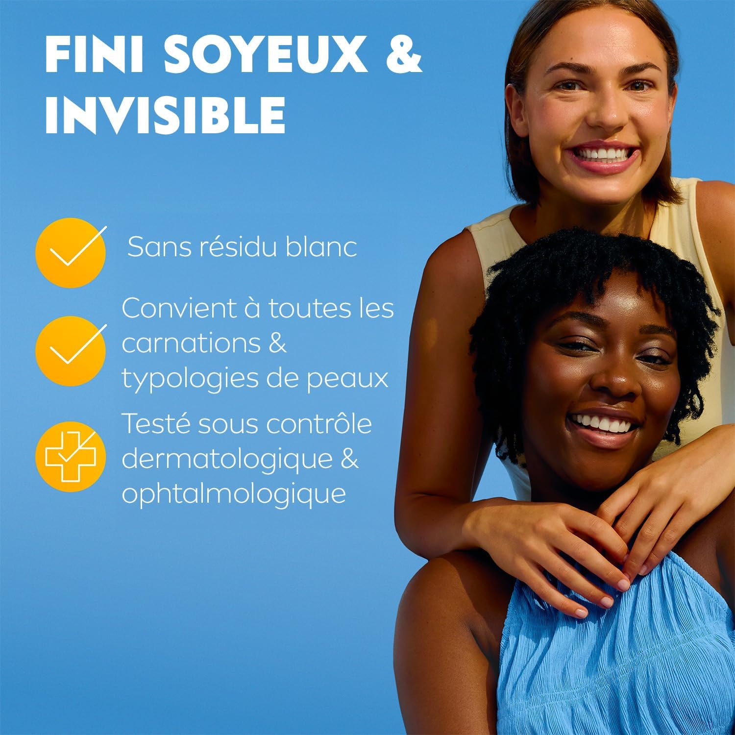Detalle de NIVEA SUN Stick Solaire Visage FPS50+ Silky Touch – format nomade, effet invisible et non gras
