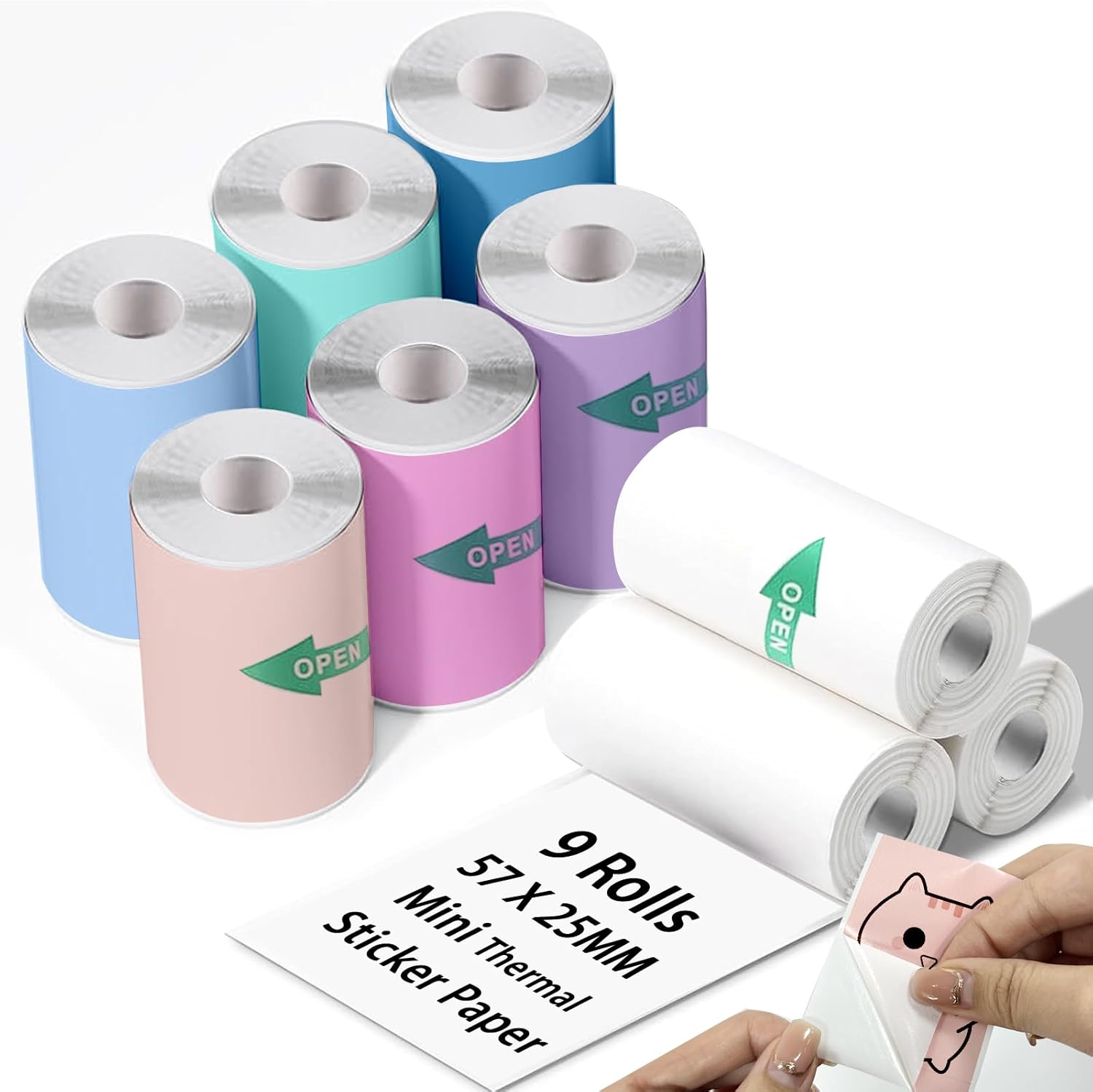 Thumbnail 6 de 720Pcs HD Photo Paper Rolls 72 per Roll
