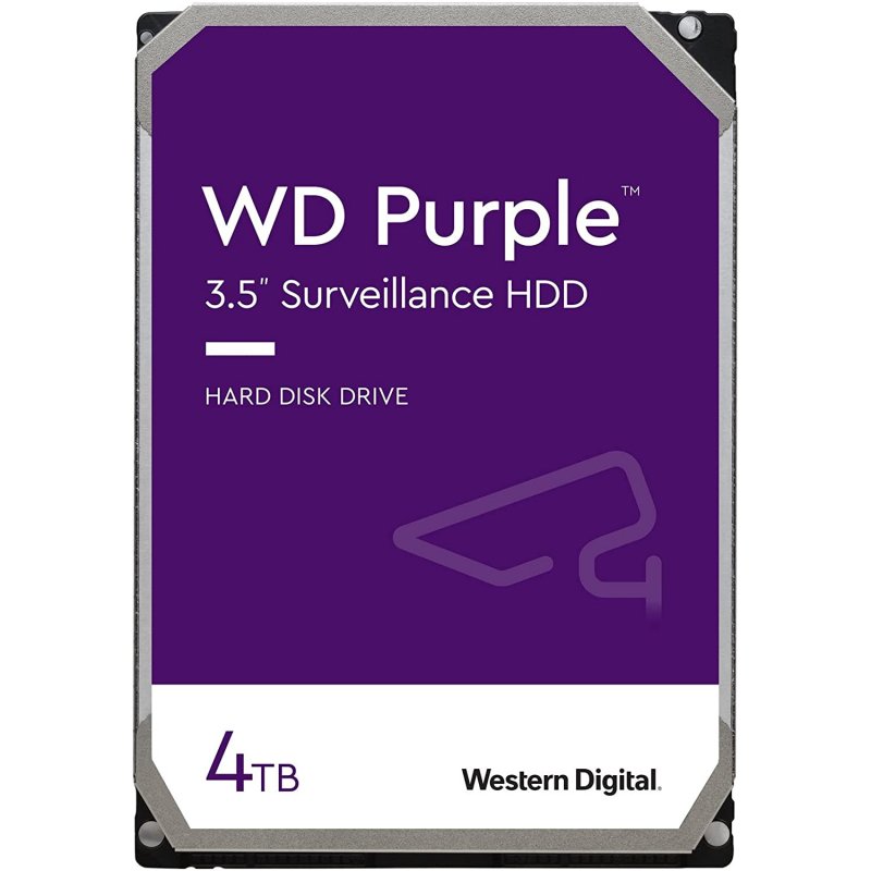 Detalle 2 de WD Purple 3.5" 4TB SATA3 — Disco duro optimizado para videovigilancia 24/7
