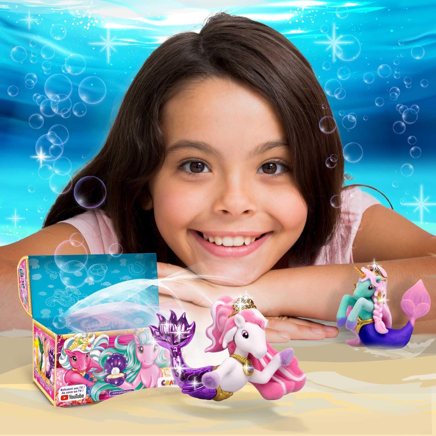 Detalle de Galupy MERMAID - Figurine sirena unicorno da collezione, 20 pezzi inclusi