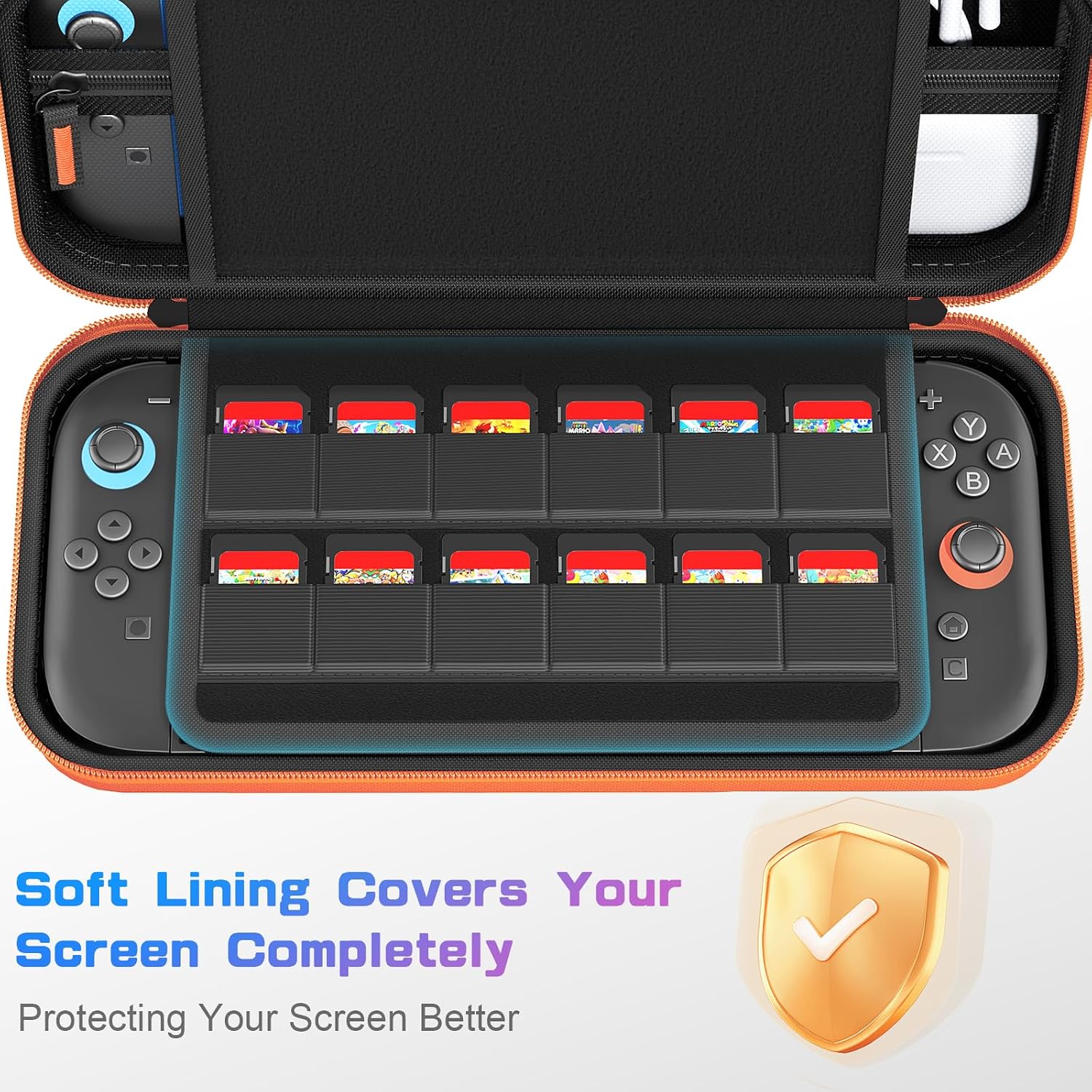 Detalle de daydayup Switch Carrying Case with 24-Game Slots