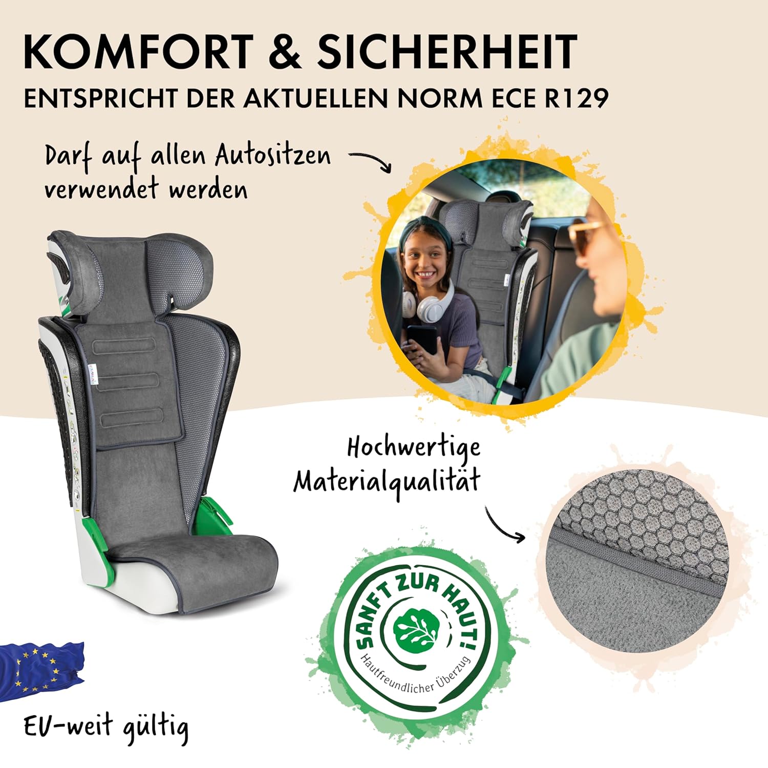 Thumbnail 1 de WALSER Noemi Kindersitz 3-8 Jahre, extra schmal