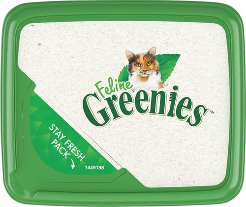 Thumbnail 15 de Greenies Feline Natural Crunchy Dental Cat Treats, Salmon Flavor (9.75 oz) Review