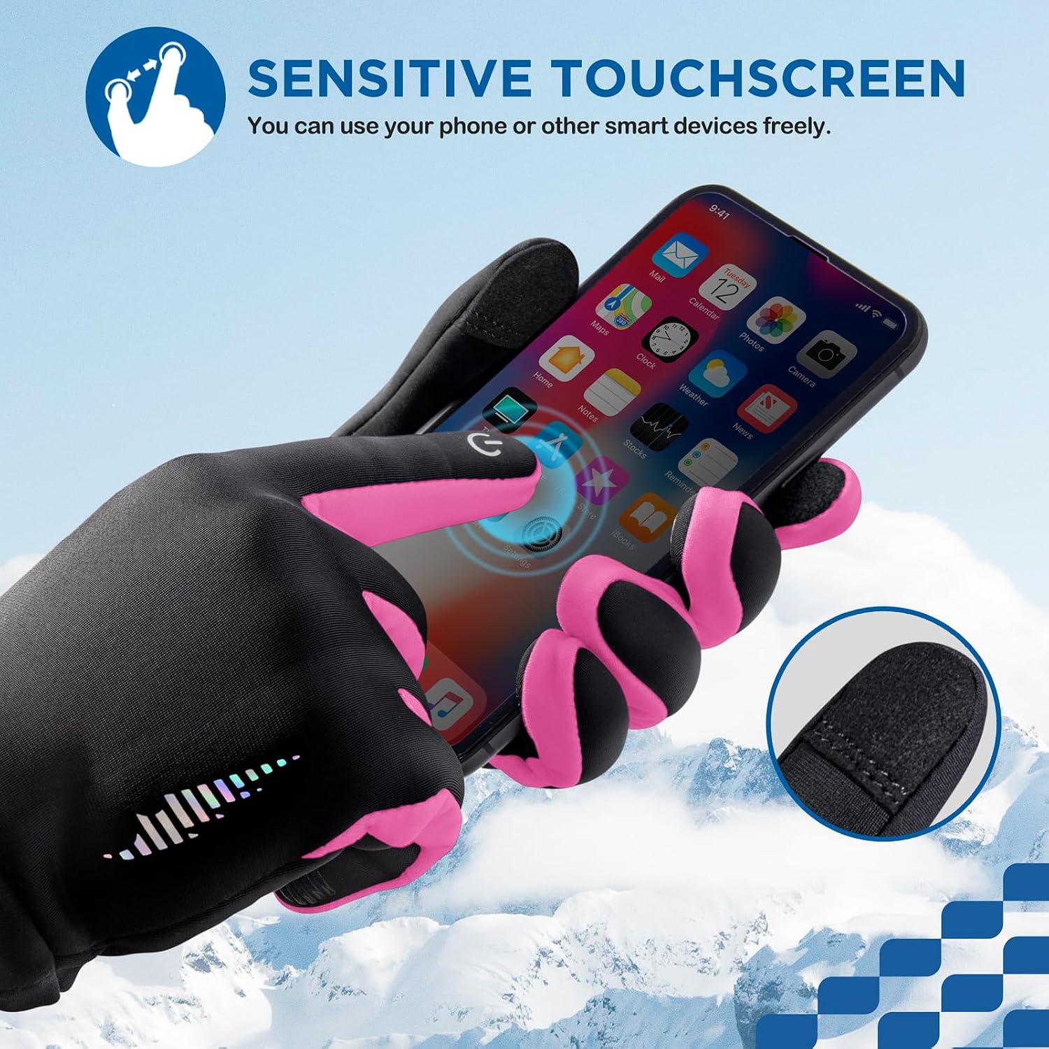 Thumbnail 2 de SIMARI Kids Winter Gloves 3-15 yrs