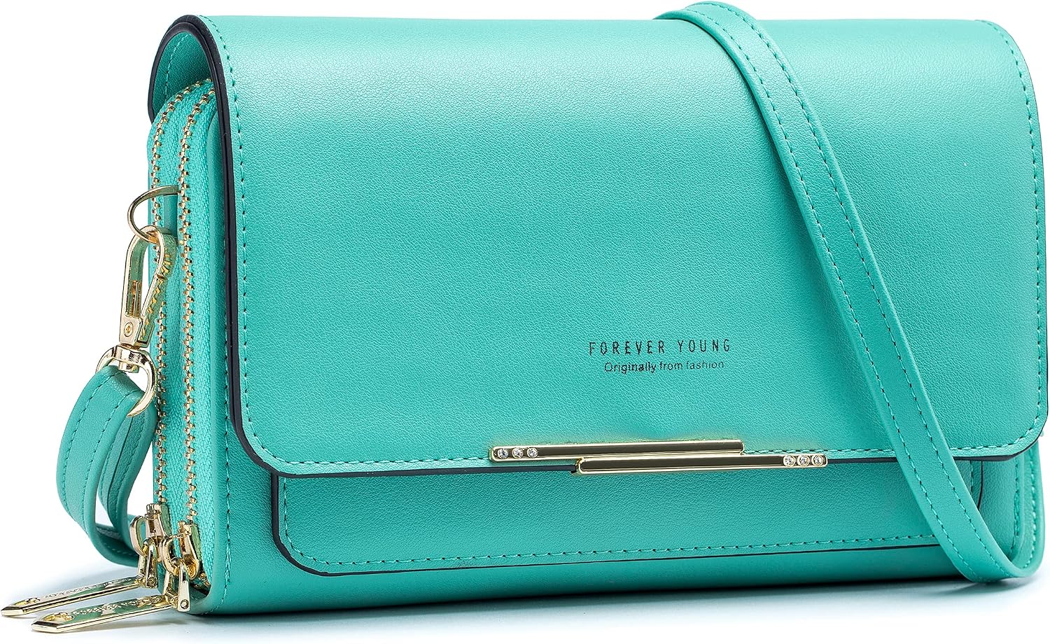 Thumbnail 6 de Roulens Borse a Tracolla Da Donna in PU: pochette compatta con 2 scomparti, 3 slot per carte e cinturino regolabile