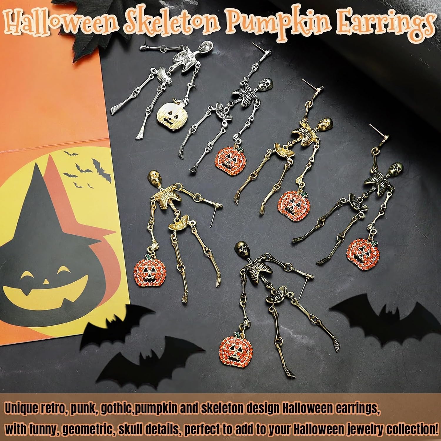 Thumbnail 6 de RechicGu Halloween Earrings in Zinc Alloy