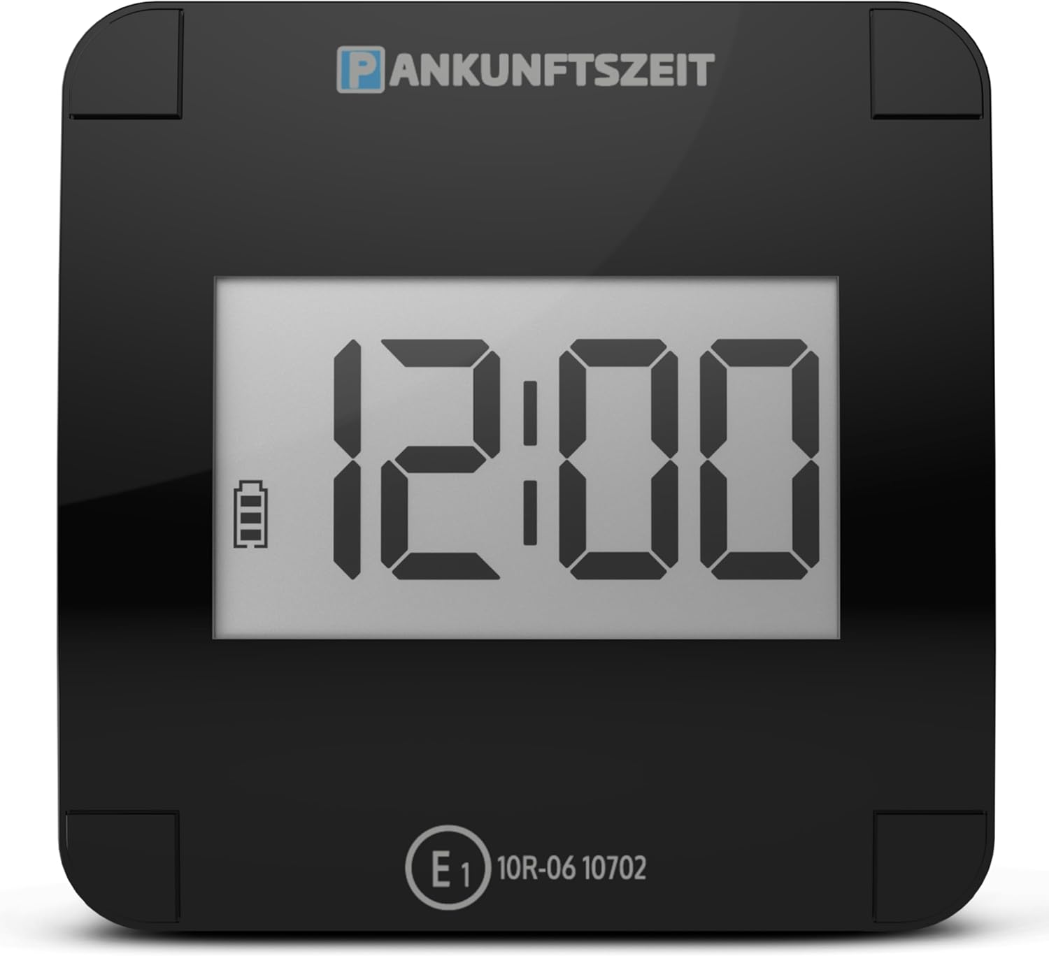 Detalle de parkzeit NEW 2026 Elektronische Parkscheibe (automatisch, KBA-zugelassen) mit 1× AA-Langlaufbatterie