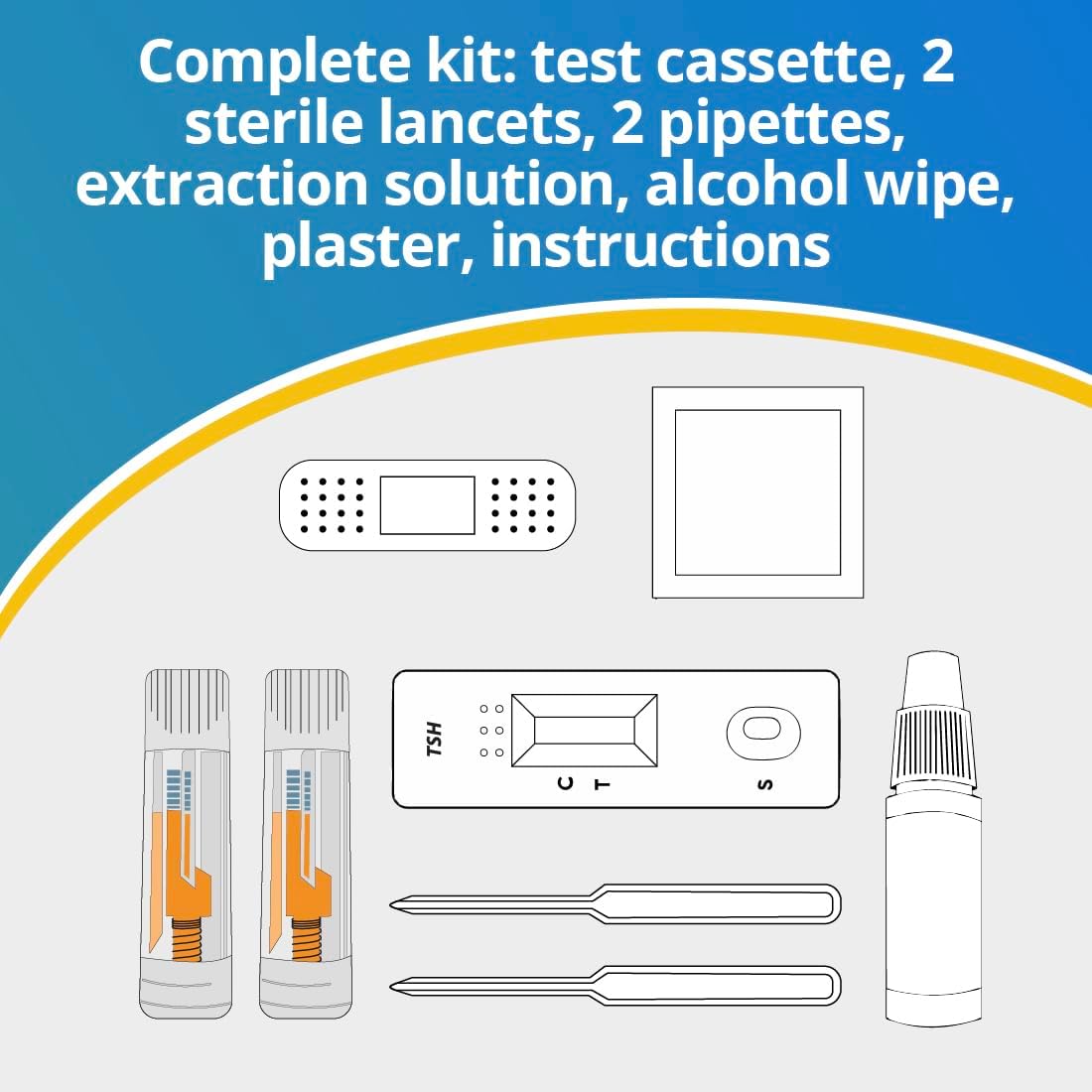 Thumbnail 5 de ADESTE Thyroid Testing Kit | Home TSH Test in 10 Minutes, CE Certified