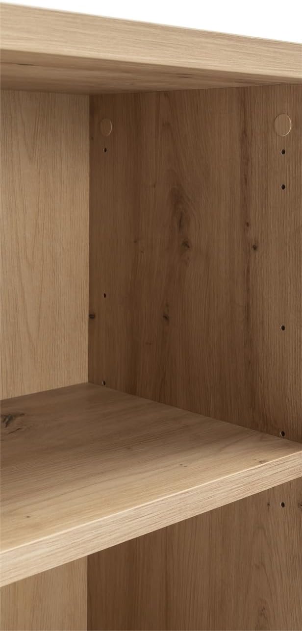 Detalle de Libreria Bassa DISEGNO di Composad — Rovere Mielato, 81,60 x 111,90 x 35,70 cm