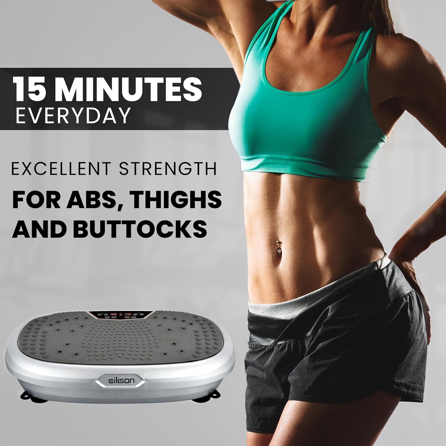 Detalle 2 de EILISON FitMaxx 3D XL Vibration Plate for Weight Loss