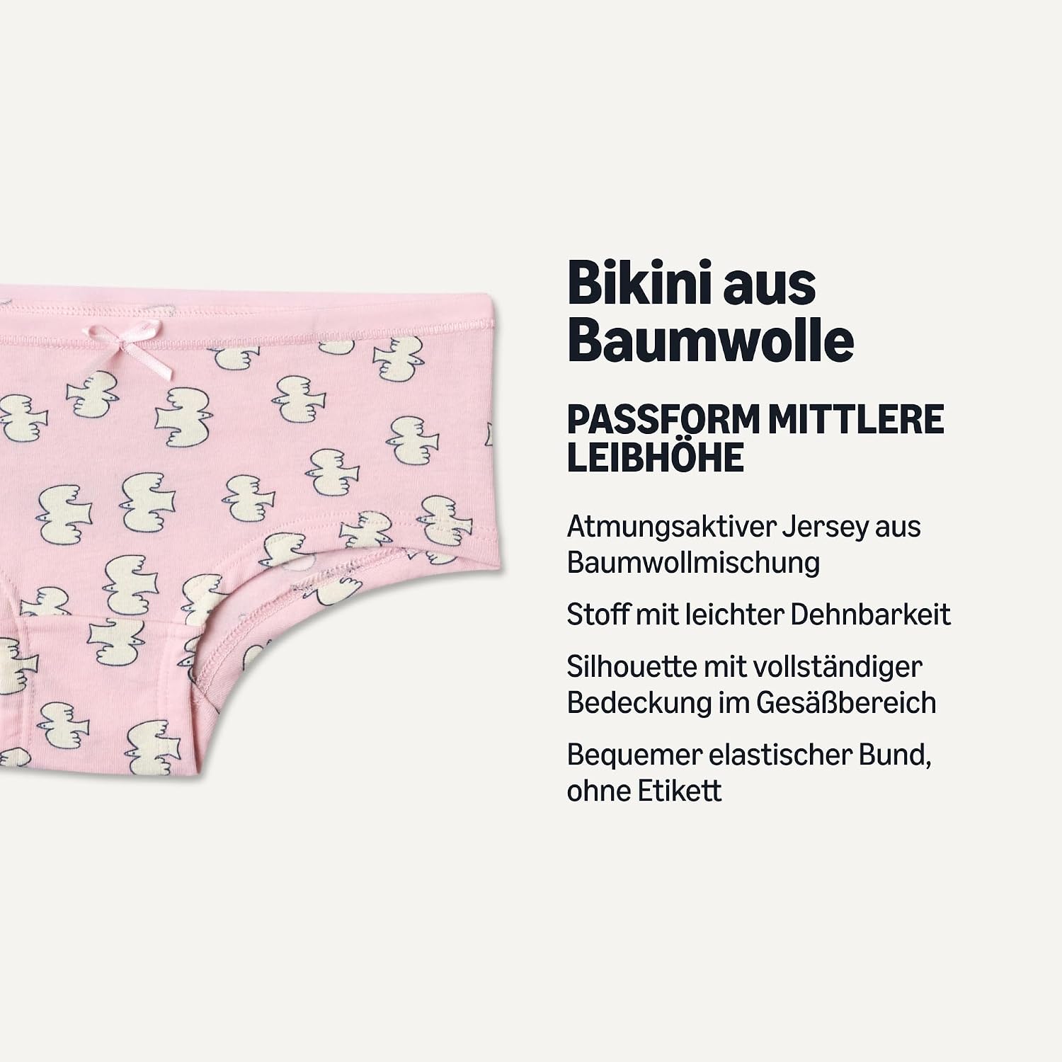 Detalle 2 de Amazon Essentials Mädchen Hipster-Unterhosen aus Baumwoll-Jersey – 10er Pack