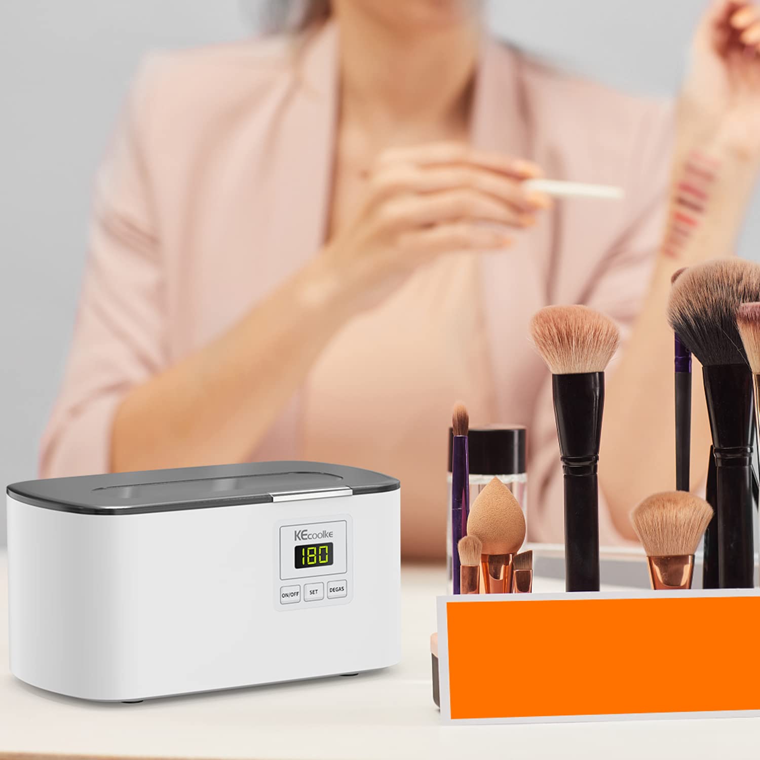 Thumbnail 5 de KECOOLKE Ultrasonic Cleaner 600ml – for Jewellery, Glasses and More