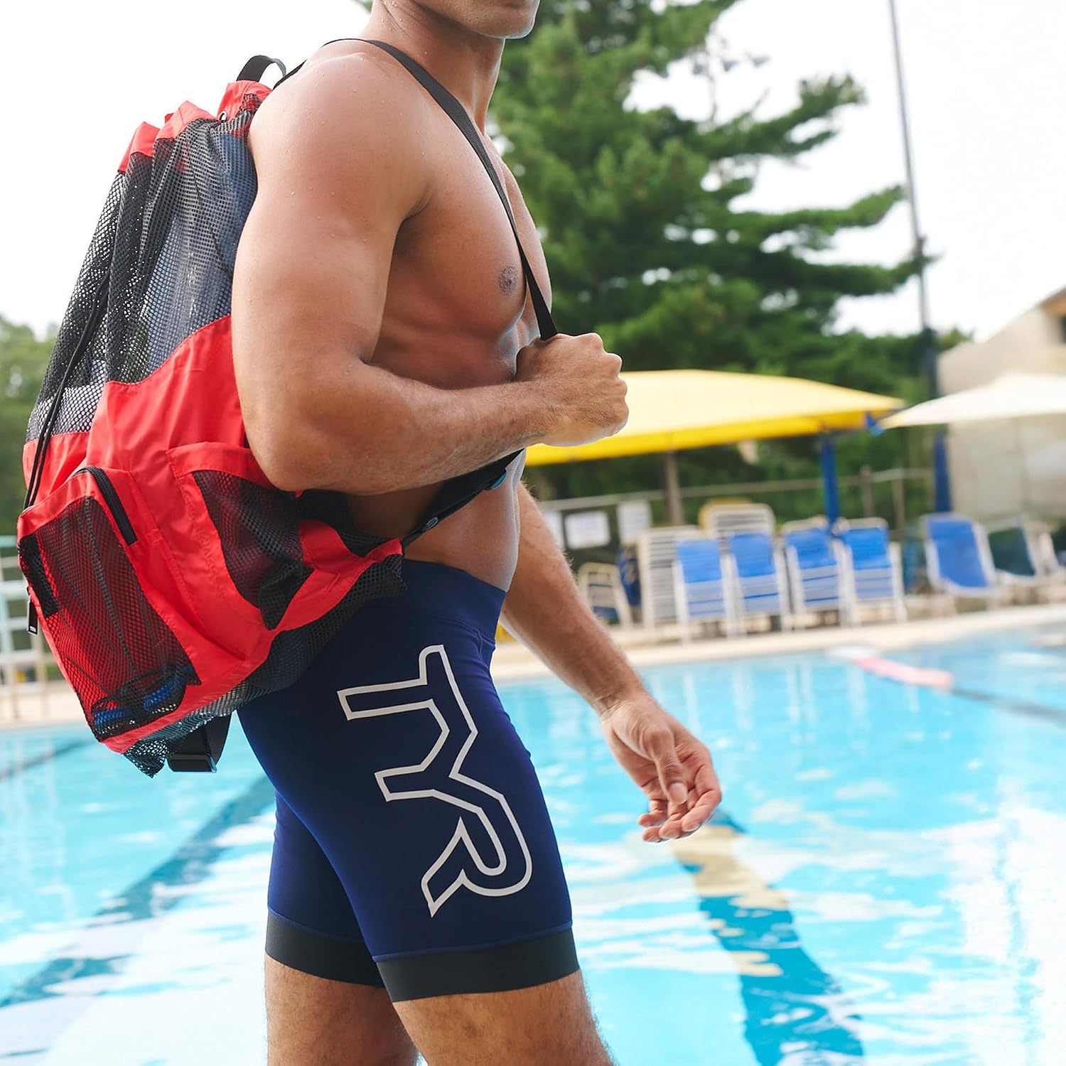 Thumbnail 4 de TYR Big Mesh Mummy Backpack 40 L swim bag