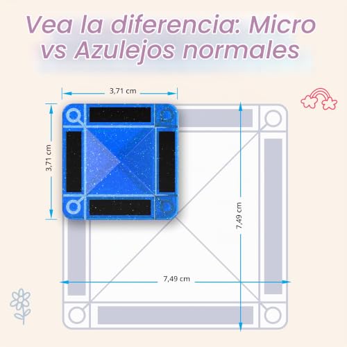 Detalle 2 de Desire Deluxe Micro Bloques Magnéticos de Construcción – 28 piezas Brillo, juguete STEM de viaje