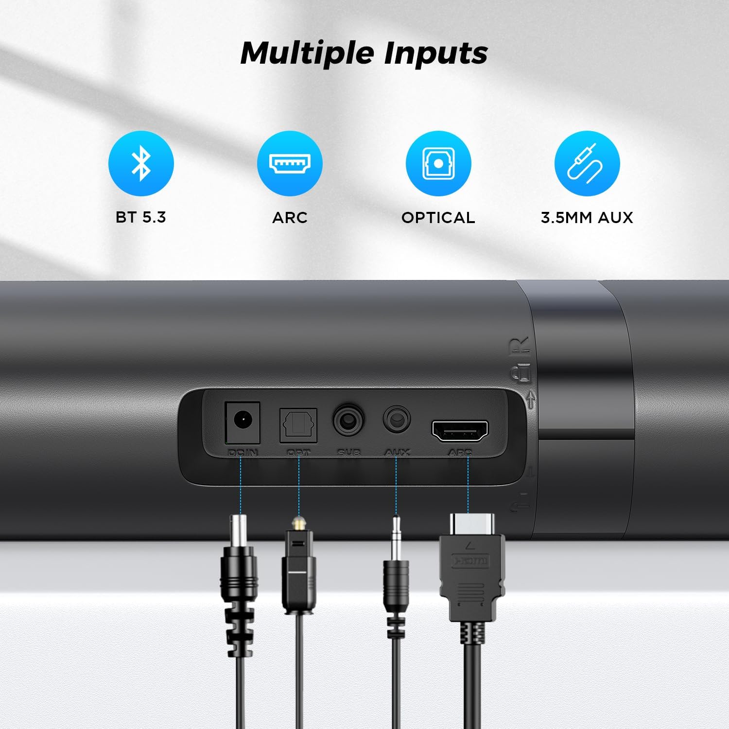 Thumbnail 5 de Soundbar 2‑in‑1 Detachable Tower Speakers with Bluetooth 5.3