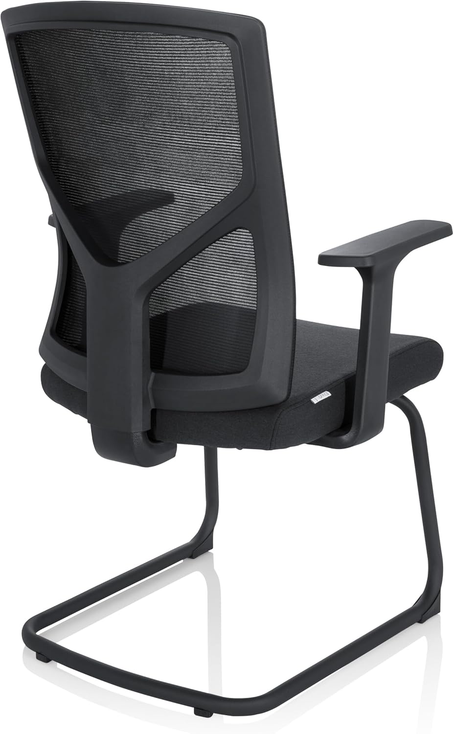 Thumbnail 6 de HJH Office 751003 sedia visitatore BRETON V B: cantilever, tessuto nero, braccioli