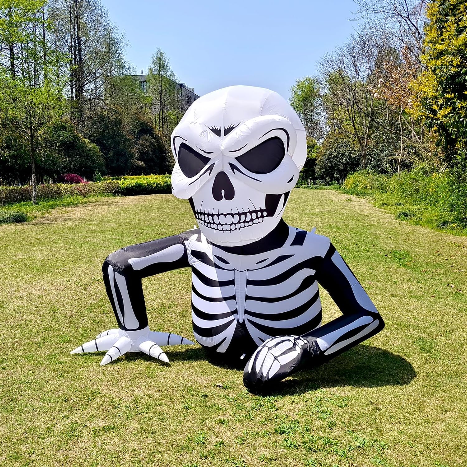 Thumbnail 6 de WBHome G0501A(0.17) 6-Ft Inflatable Half-Body Skeleton with LED
