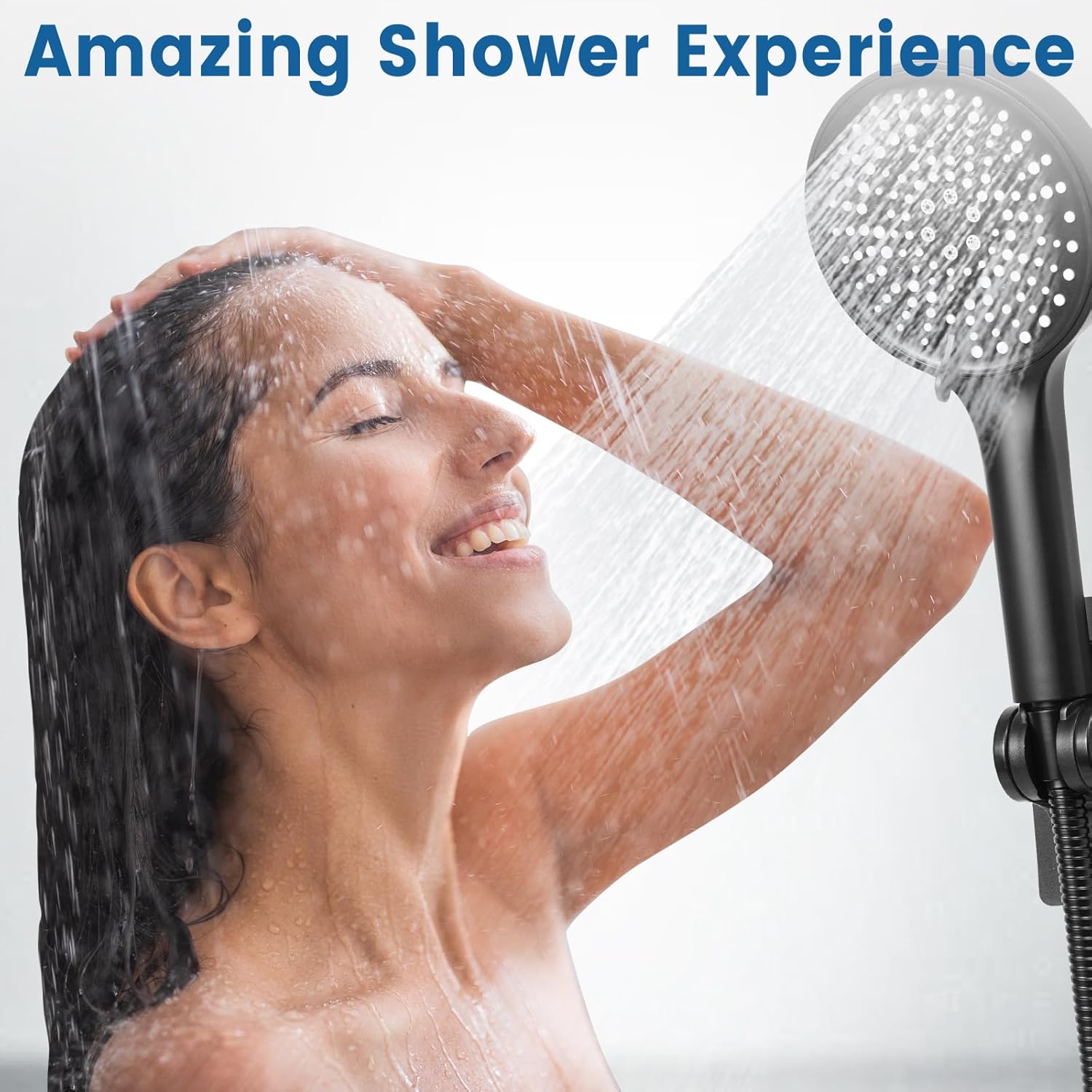 Thumbnail 2 de AIXMEET Shower Head with 1.5m Hose, 6 Spray Modes – High Pressure, Water-Saving Handheld Shower for Home, Gym and Family Use