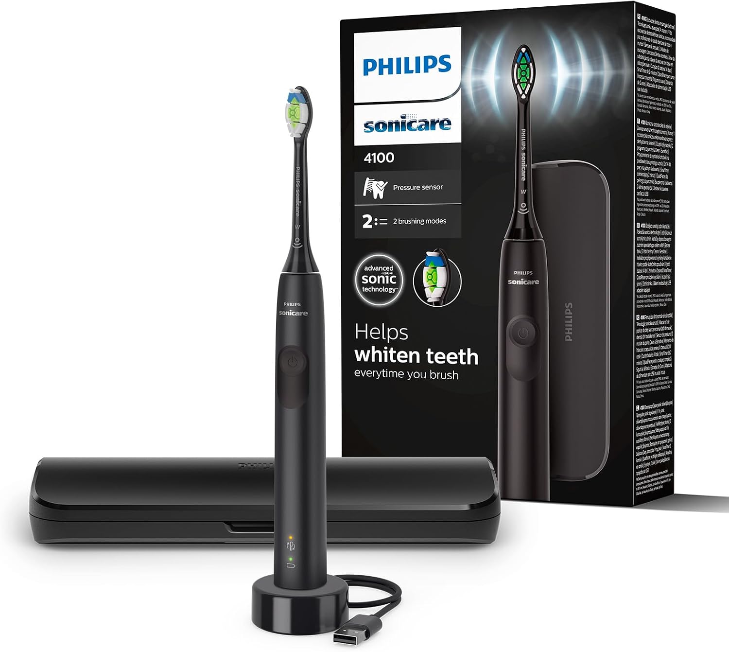 Detalle de Philips Sonicare 4100 electric toothbrush 2 min