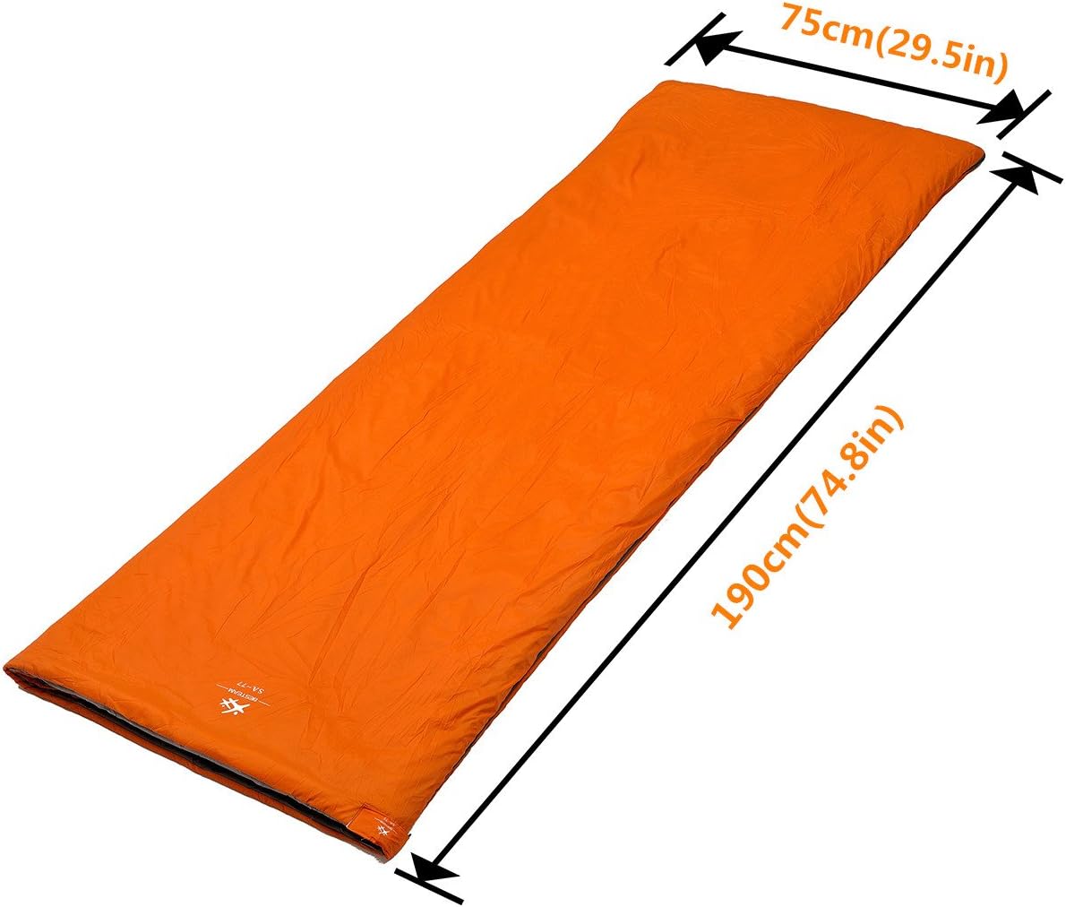Thumbnail 5 de Agemore Ultra-light Warm Weather Rectangular Sleeping Bag – 75" L x 30" W for All Ages