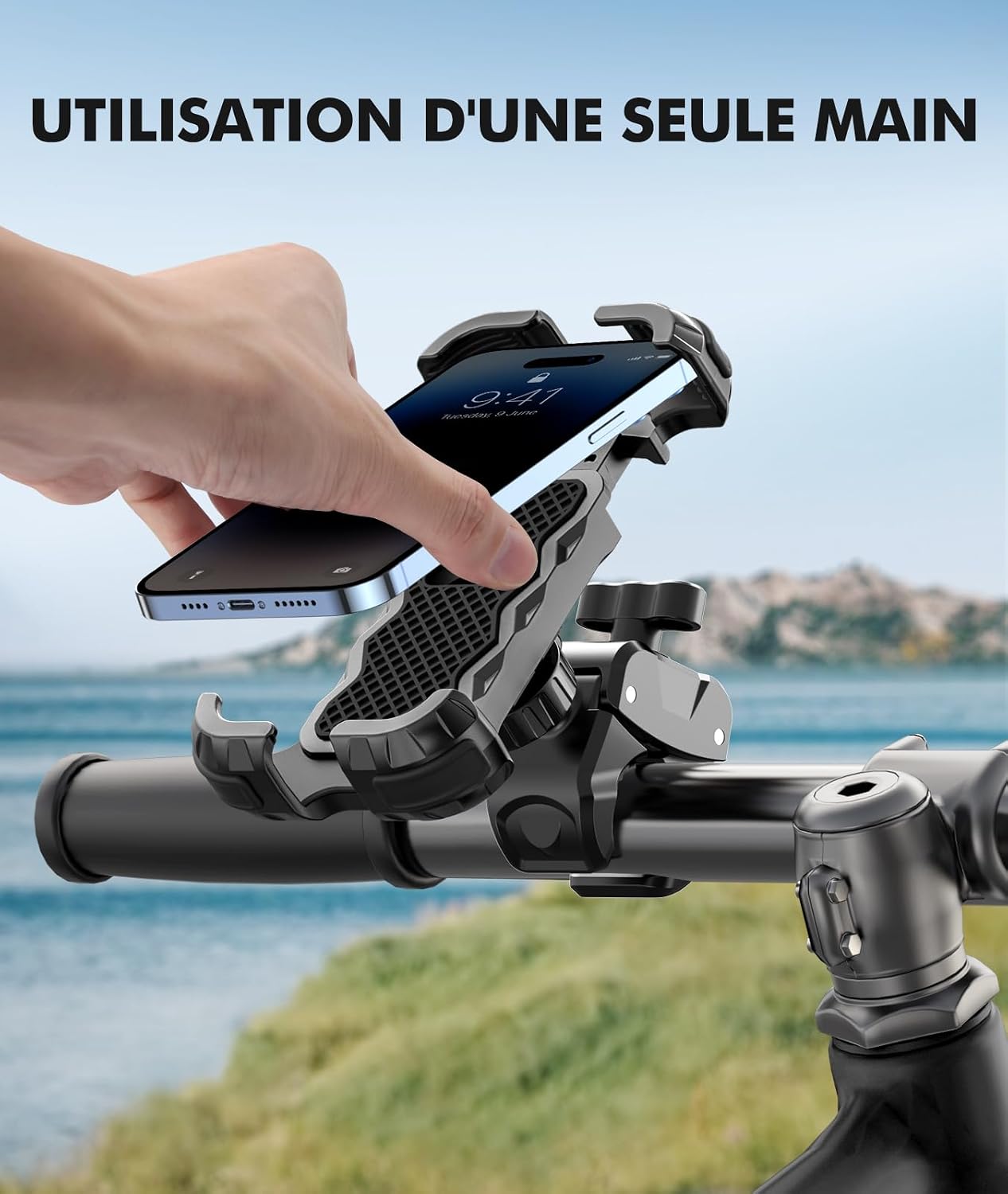 Thumbnail 4 de Babacom Support téléphone vélo 360°