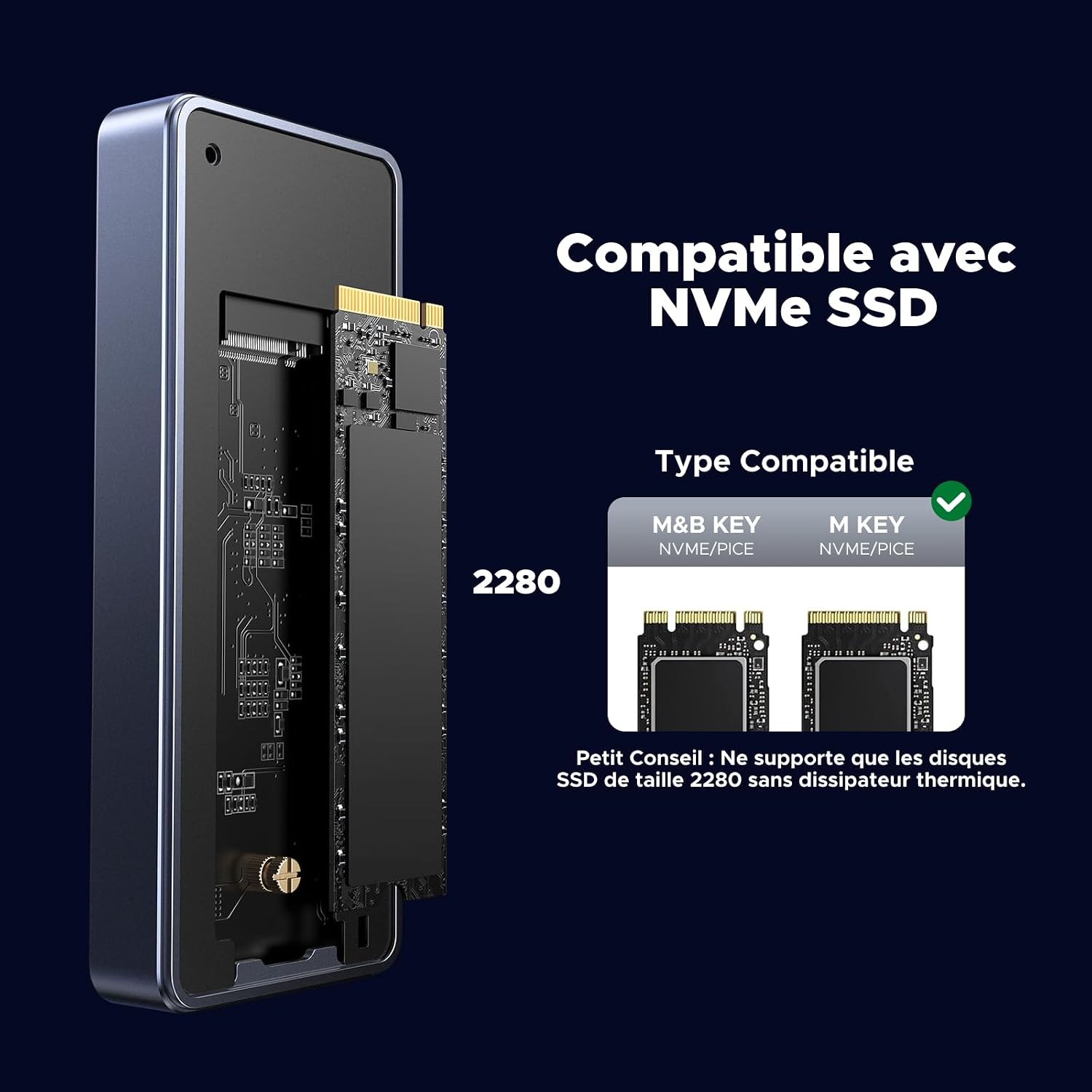 Thumbnail 4 de UGREEN Boîtier SSD M2 40Gbps NVMe