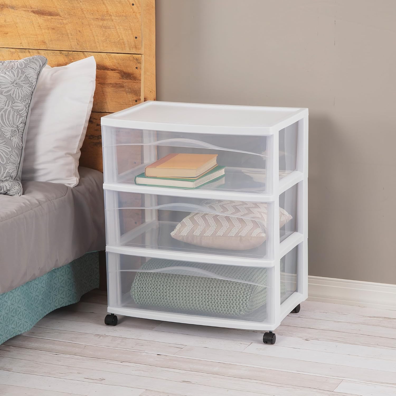 Detalle 2 de Sterilite 3-Drawer Storage Cart