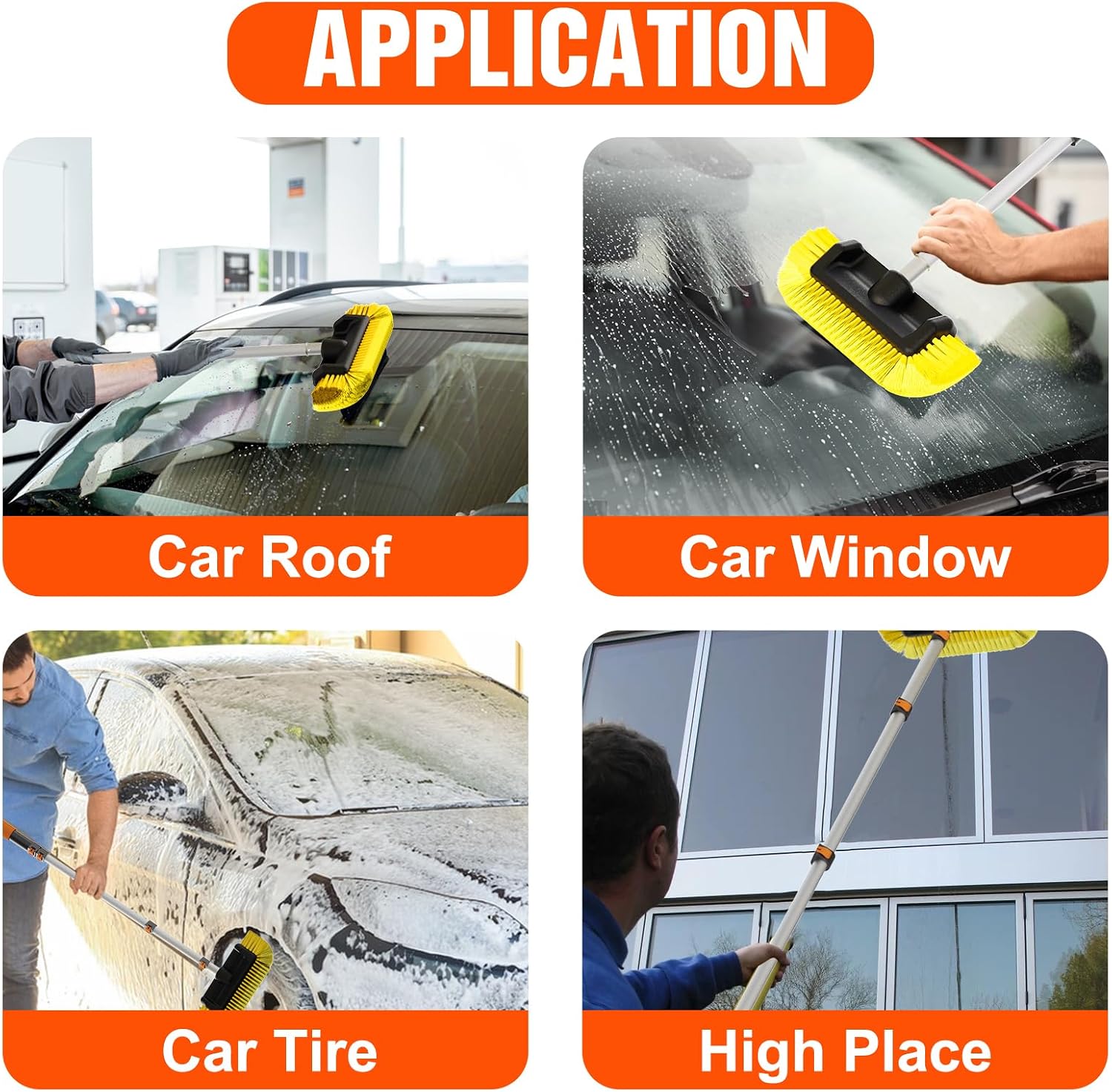 Thumbnail 3 de LAANPOLE 3.6m Car Wash Brush Long Handle