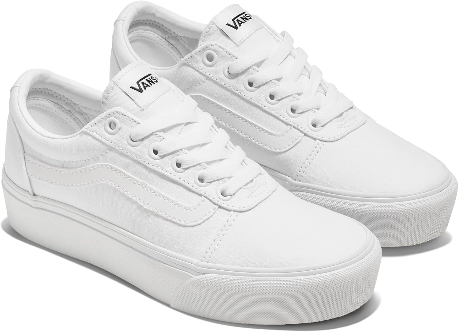 Thumbnail 5 de Vans Ward Platform Canvas White 42