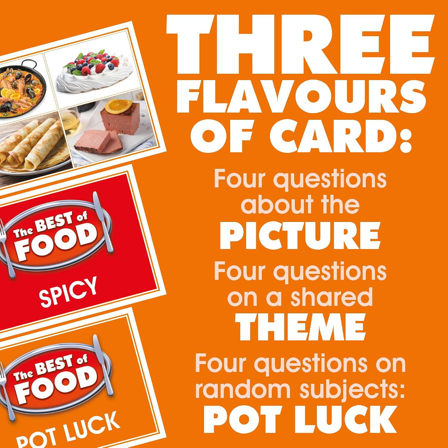 Detalle 1 de Food trivia board game mini for 12+