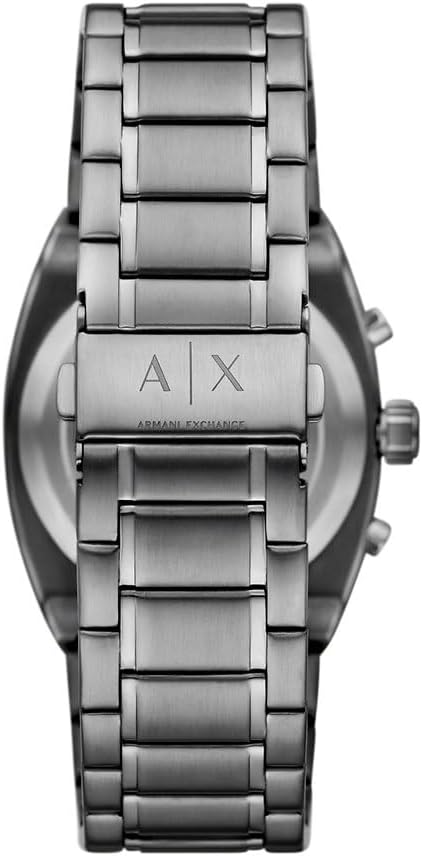 Detalle de Armani Exchange Herren-Uhr: Quarz-Chronograph, 40 mm Gehäuse, Edelstahlarmband