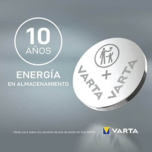Thumbnail 2 de Pilas de Botón CR2032 VARTA Power on Demand (10 uds) – Li 3V, embalaje seguro para niños, para dispositivos Smart Home y llaves de coche