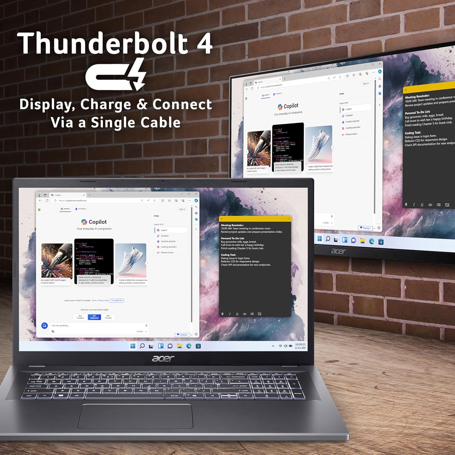 Thumbnail 4 de Acer Aspire 17 A17-51M Laptop with Core i5-1334U, 16GB RAM, 512GB SSD – 17.3" Full HD