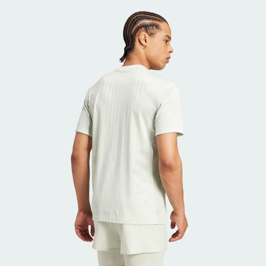 Thumbnail 1 de Camiseta HIIT Airchill Workout de Adidas — Verde, rendimiento y confort para entrenos intensos