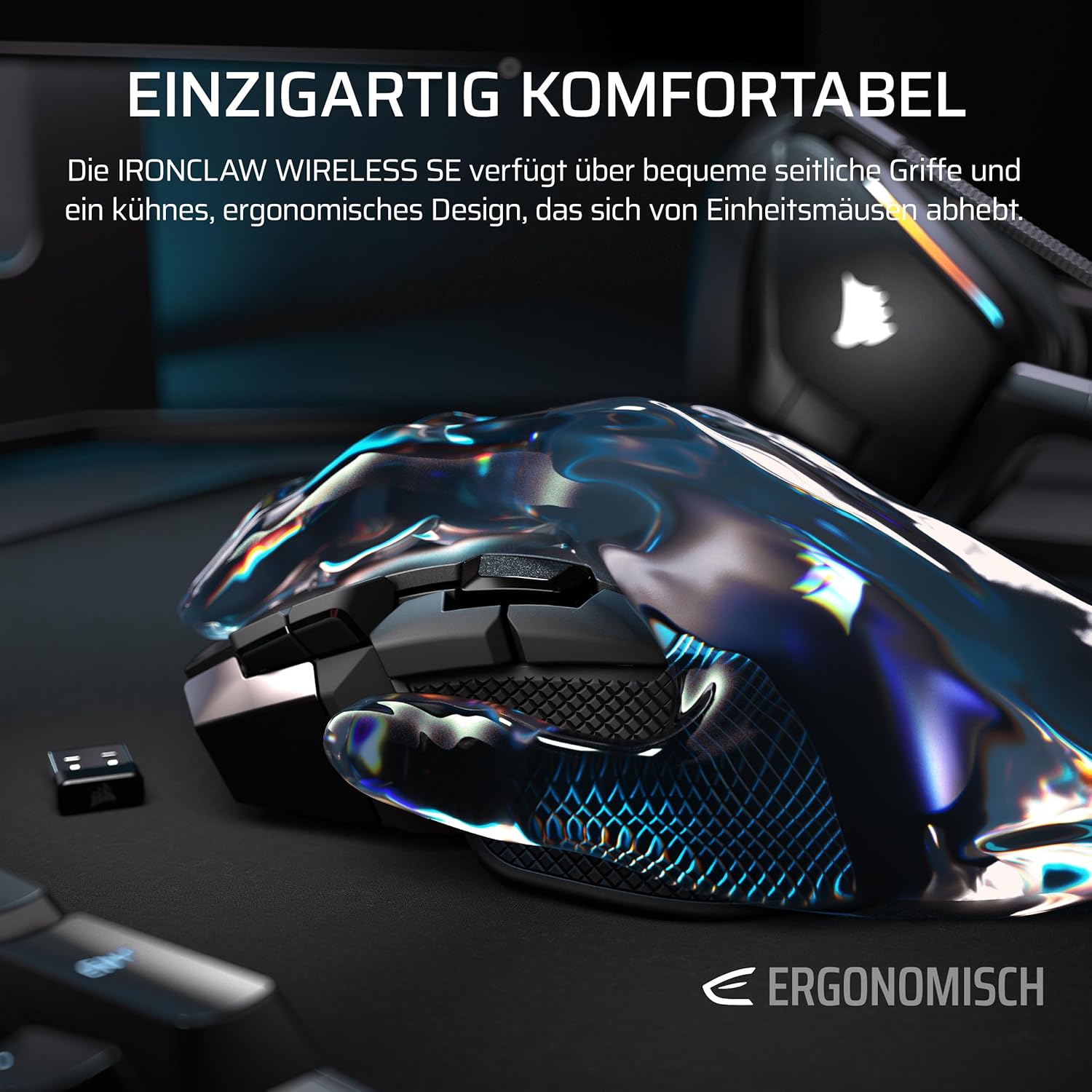 Thumbnail 2 de Corsair IRONCLAW Wireless SE Gaming-Maus 26.000 DPI