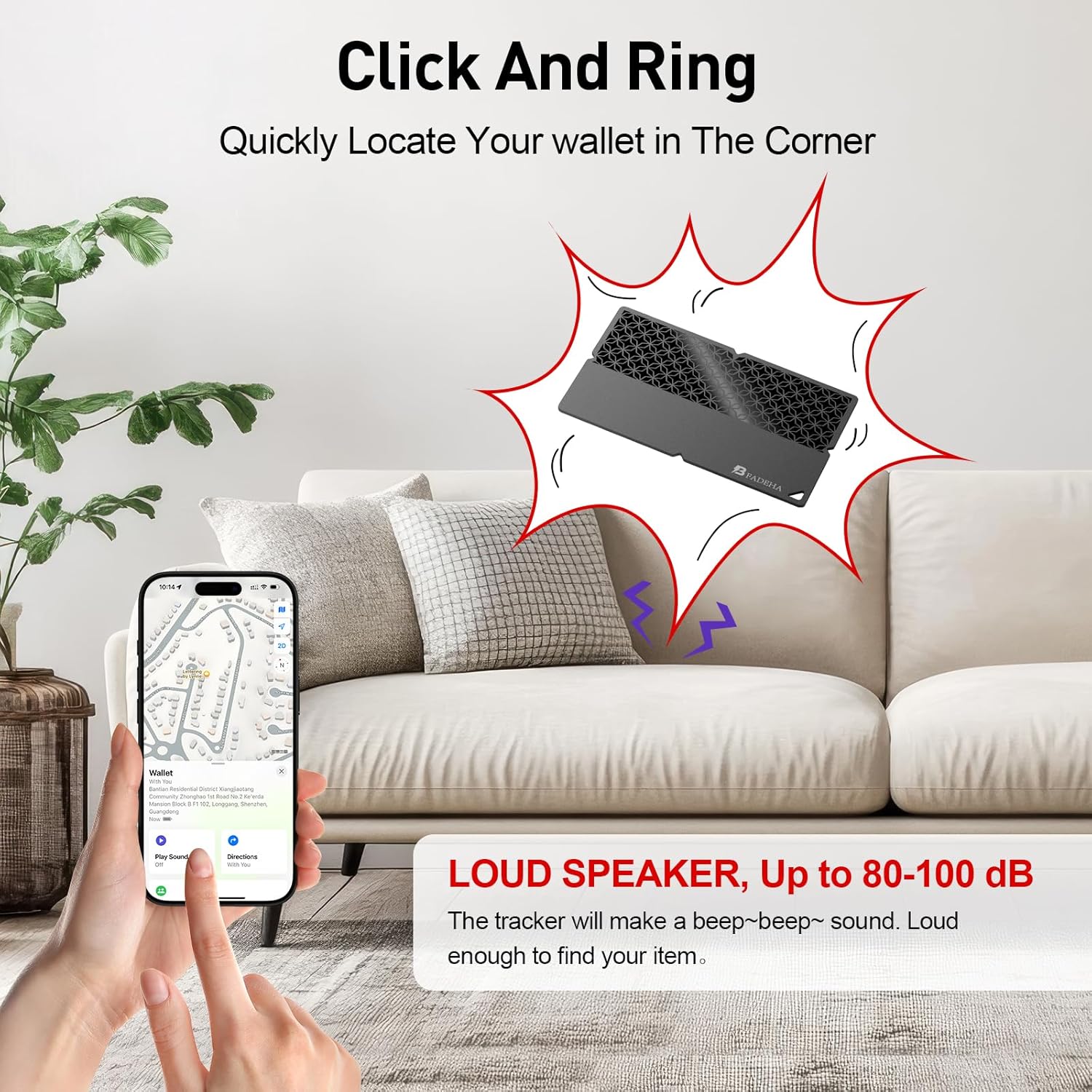 Thumbnail 2 de BFADEHA 2026 Bluetooth tracker for keys