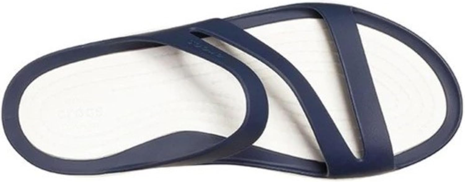 Detalle de Crocs Swiftwater Sandal W 203998462 – Wasserfeste Sandalette mit TPU-Bändern und Flex-Kerben