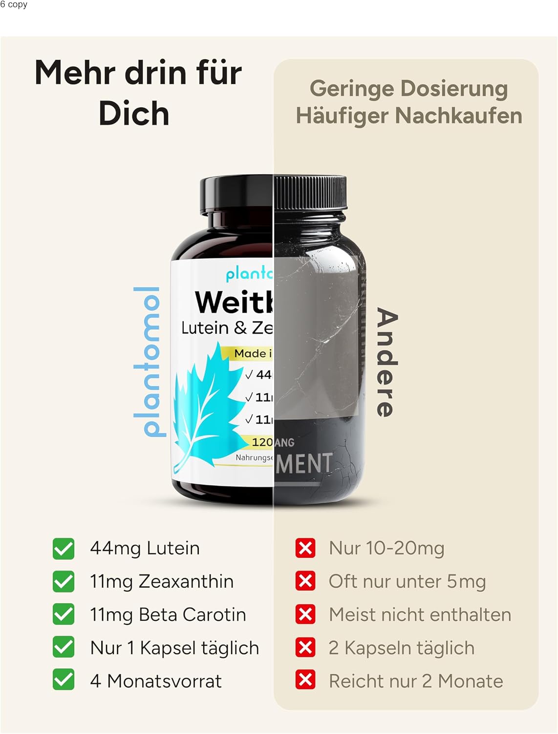 Thumbnail 6 de Lutein Zeaxanthin Kapseln 120 Stk.