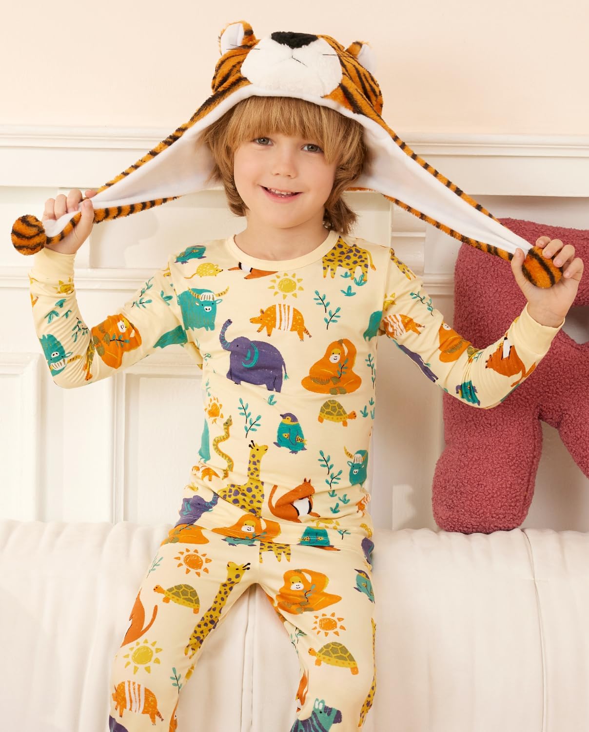 Detalle de babee Reshinee Kids Pajamas, Bamboo Viscose