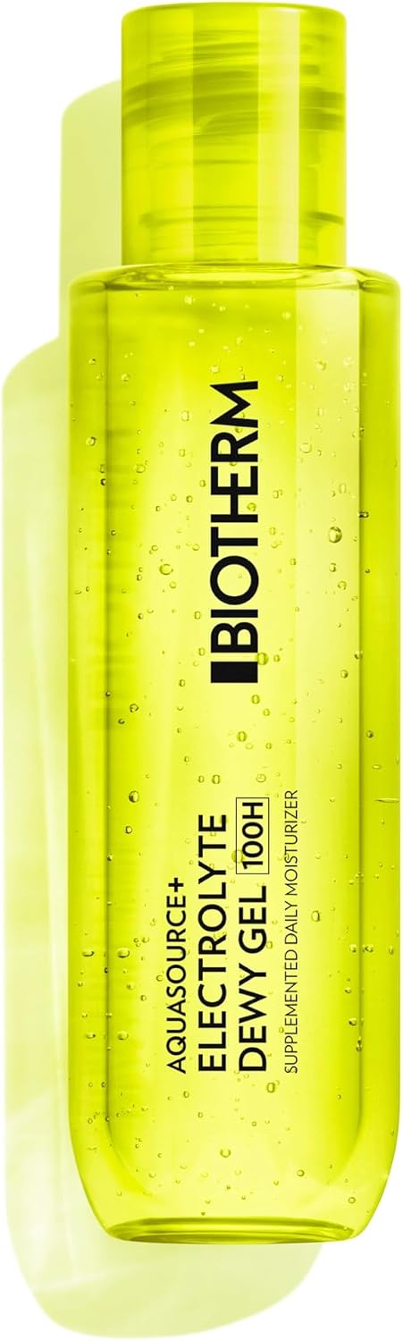 Detalle de Biotherm Aquasource+ Electrolyte Dewy Gel 100H: gel idratante leggero con elettroliti per pelle elastica