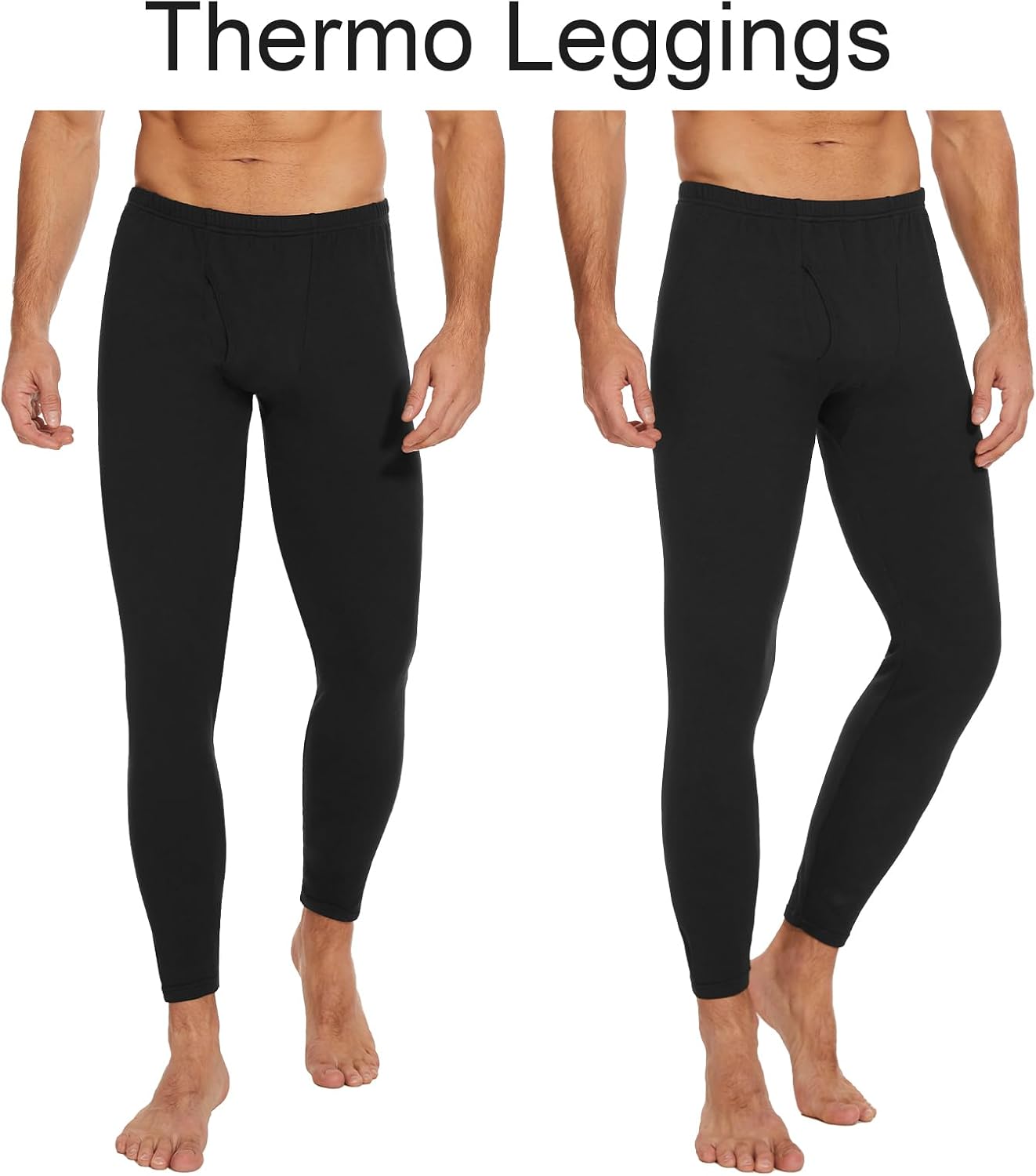 Detalle 1 de AMIYOYO Thermo Unterhose Lange Thermounterwäsche Herren