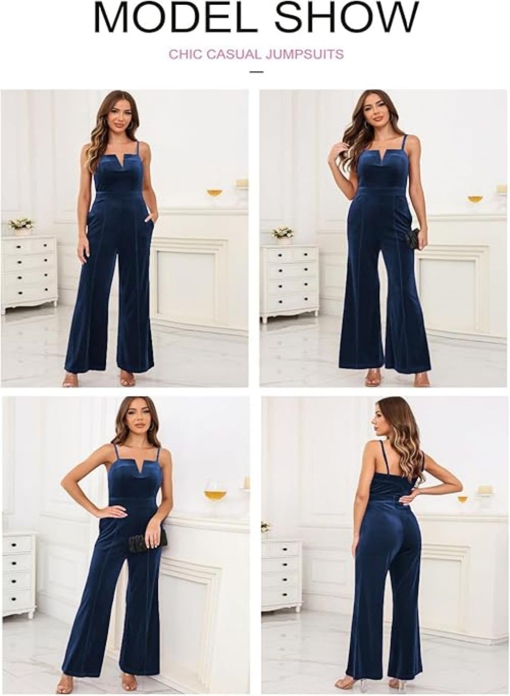 Detalle 2 de BLENCOT Women's Jumpsuit, Polyester-Elastane Blend