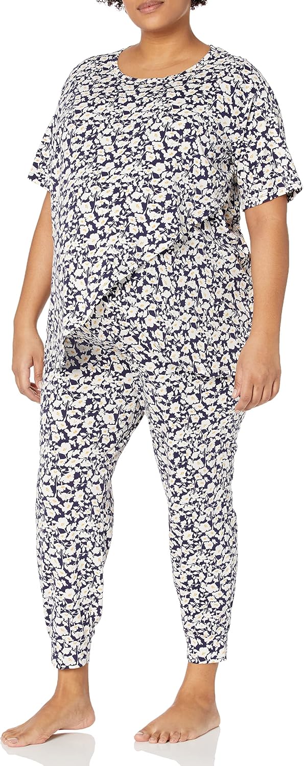 Thumbnail 4 de Amazon Essentials Womens Cotton Modal Maternity Nursing Pajama Set